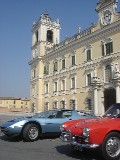 Le due mitiche auto Giulietta Spider (1961) e Maserati Merak (1975) alla scoperta dei castelli e delle rocche del parmense