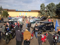 Auto in sosta nel parcheggio