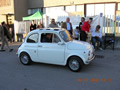 Fiat 500 con tetto a quadri